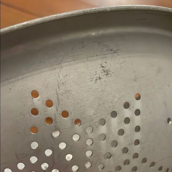 Duracrest Vintage Metal Colander Star Pattern Footed Farmhouse Rustic - Picture 8 of 9
